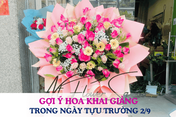 Gợi ý kệ hoa khai giảng trong ngày tựu trường 5/9